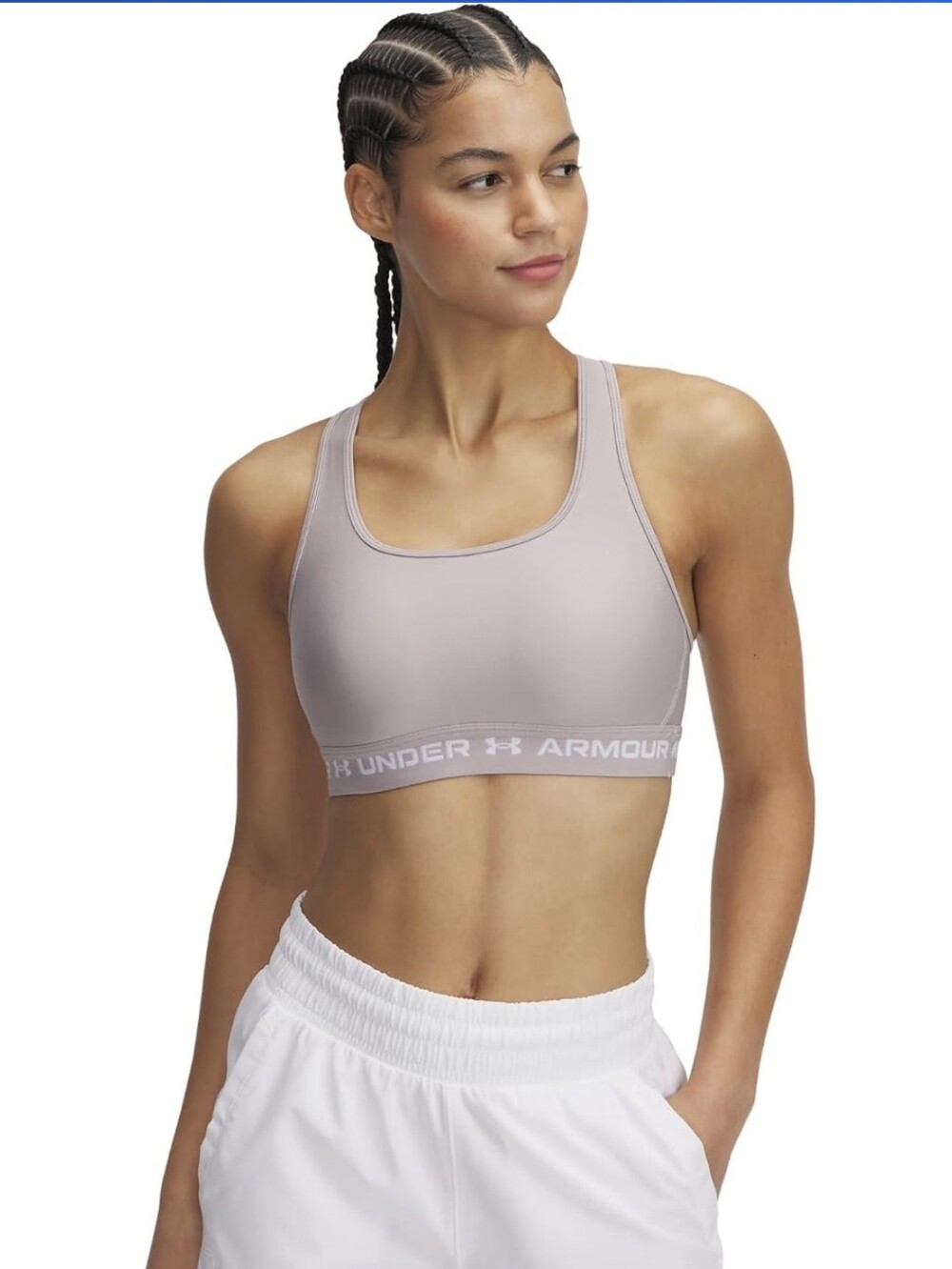 Under Armour Mauve-Pink Medium Support Sports Bra